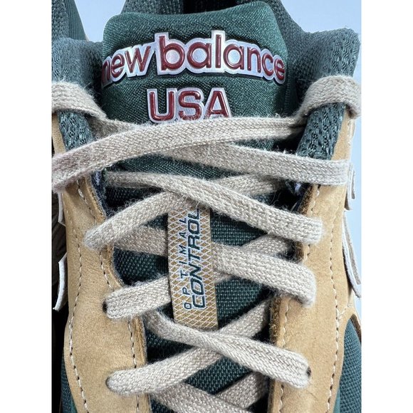 New Balance 990v3 Mens 10.5 Teddy Santis Tan Green Sneaker Shoe USA M990WG3 main image 12